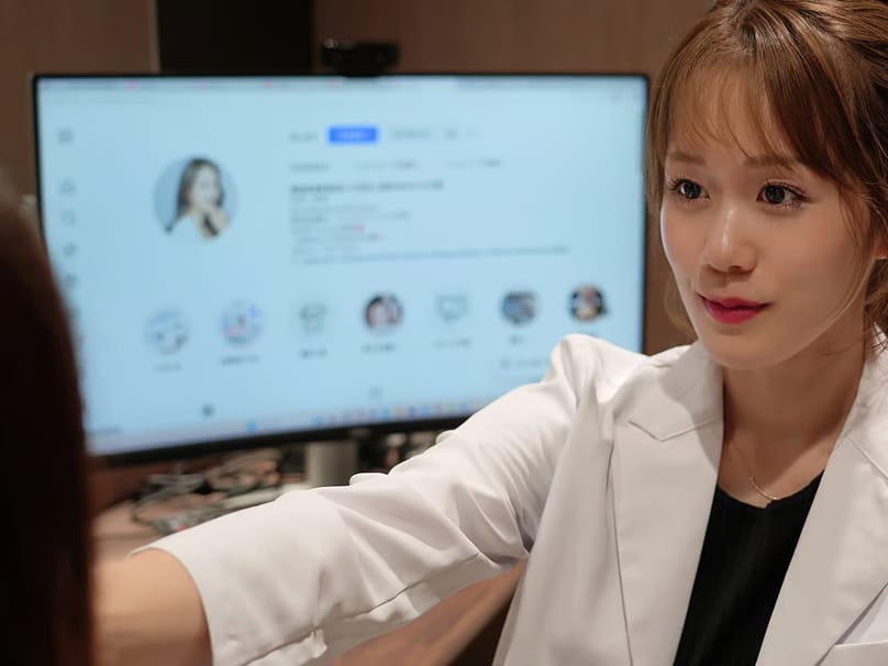 Dr. Airi Yokoyama conducting patient consultation
