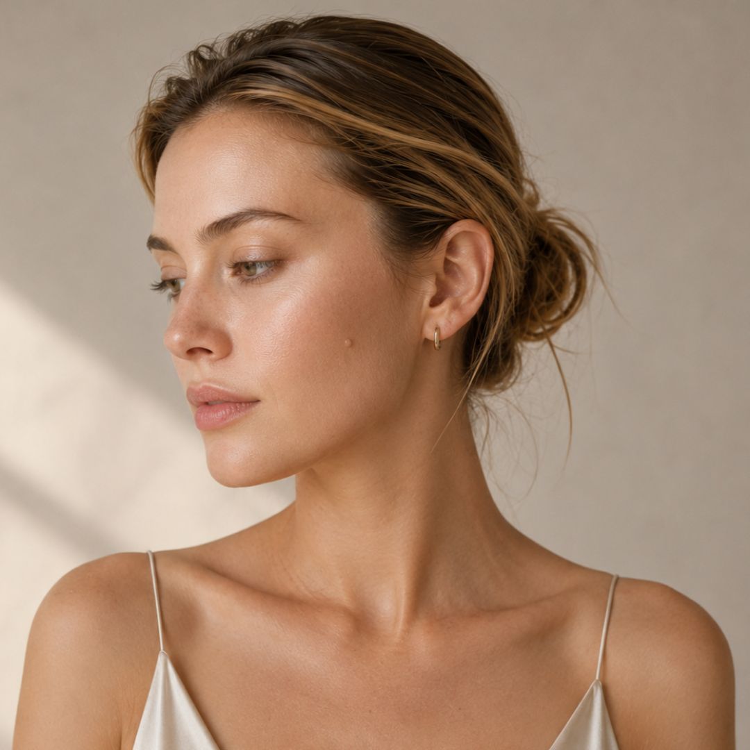 Person with seborrheic keratosis on the skin