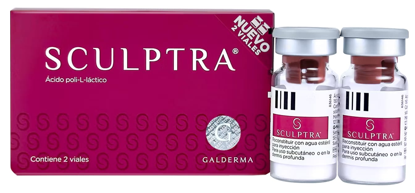 Sculptra product box and two vials / by Galderma