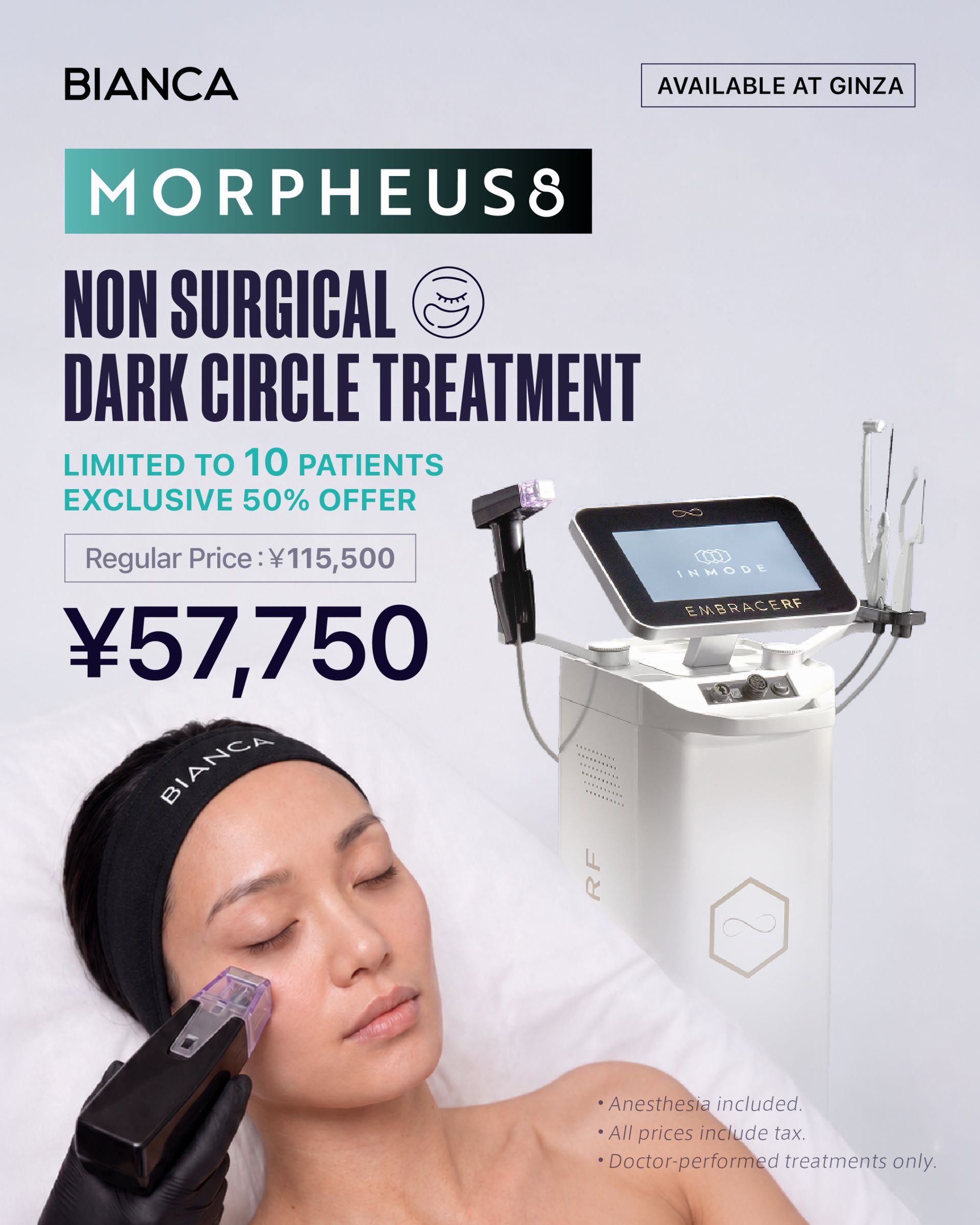 【LIMITED TO 10 PATIENTS】Morpheus8: Target Under-Eye Bags, Dark Circles & Eyelid Laxity Without Surgery