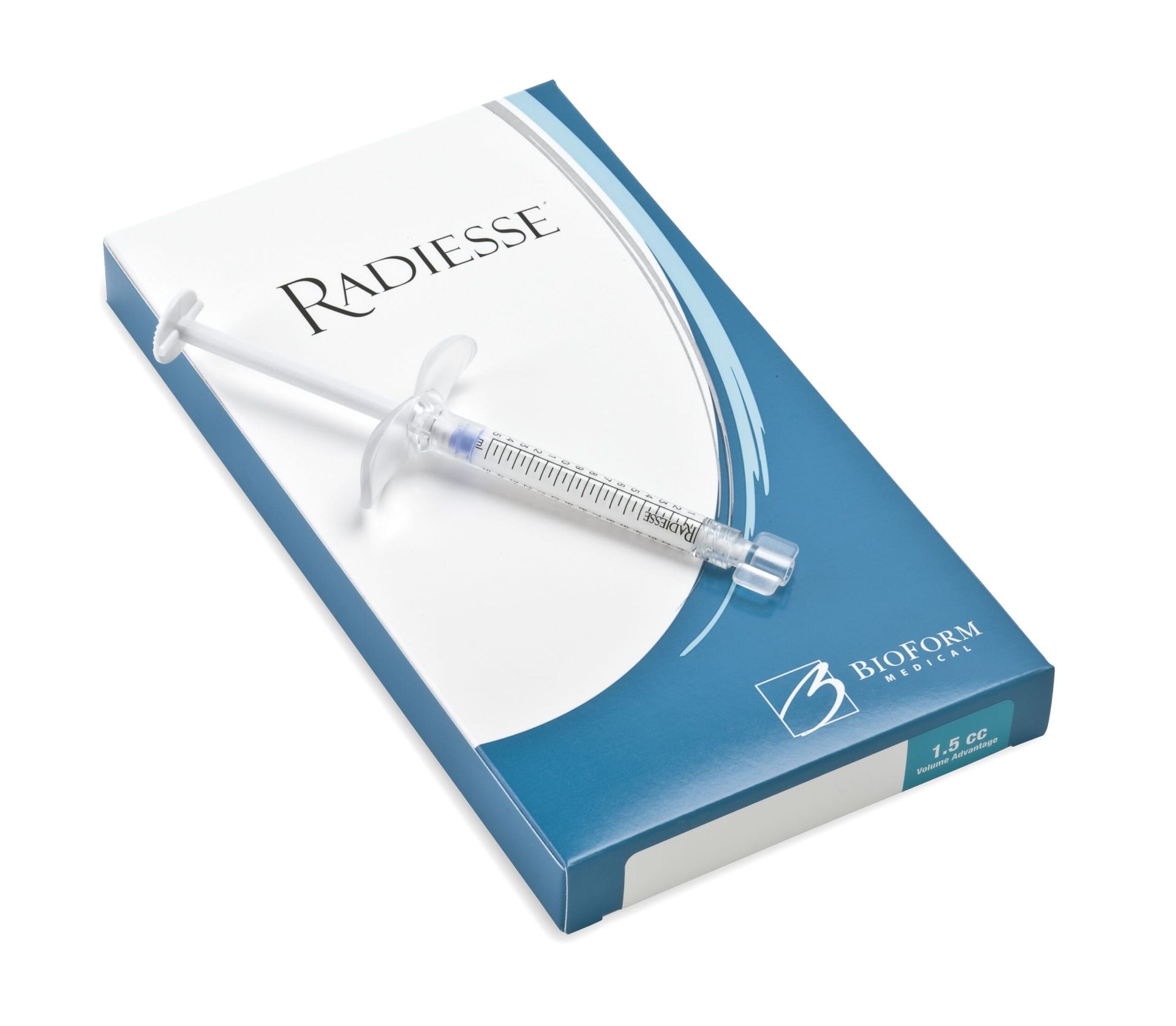 Radiesse product box and syringe