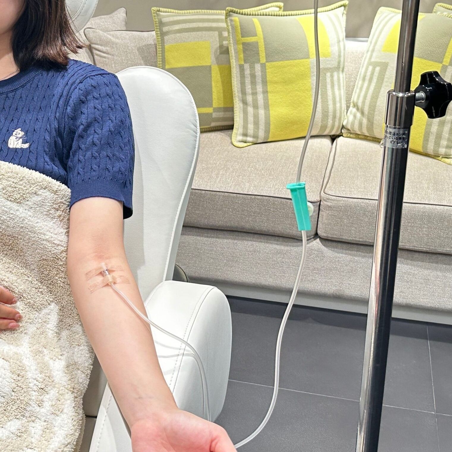 a look at the IV drip procedure at bianca clinic.