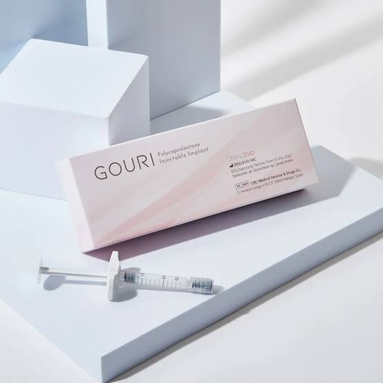 The outer box and syringe of the drug Gouri.