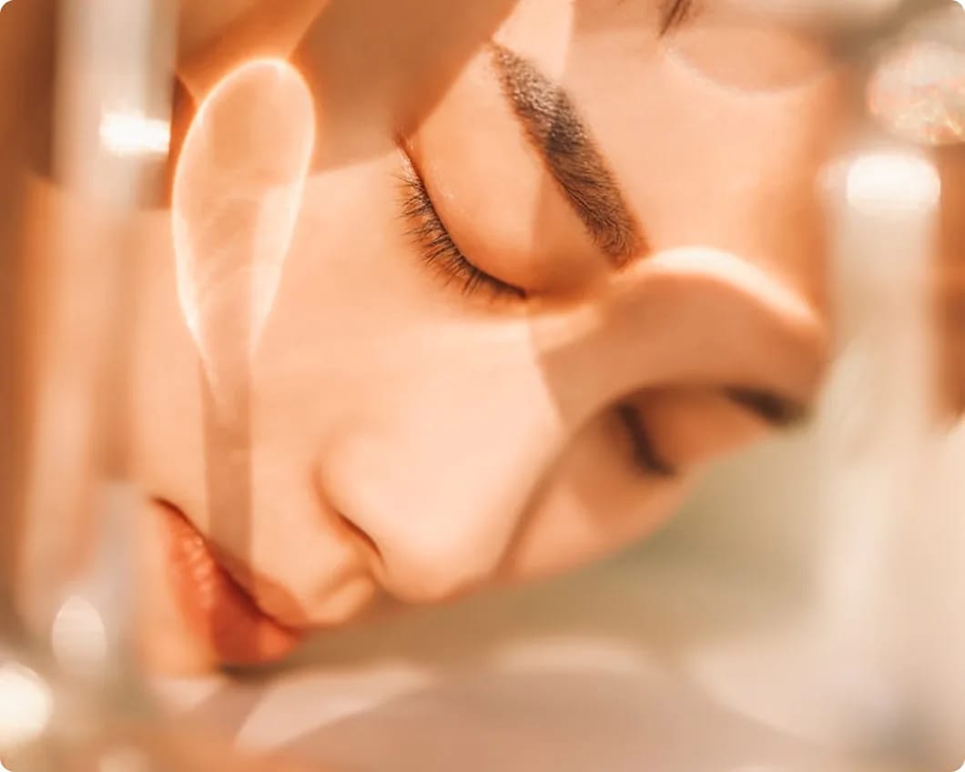 Professional aesthetic skincare treatment for glowing, healthy-looking skin