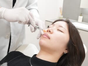 Facial injection treatment at BIANCA CLINIC